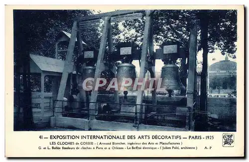 Cartes postales Exposition Internationale Des Arts Decoratifs Paris Les Cloches De Corbie