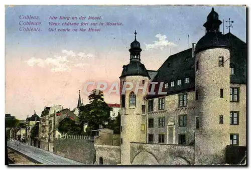 Cartes postales Coblenz Alte Burg An Der Mosel