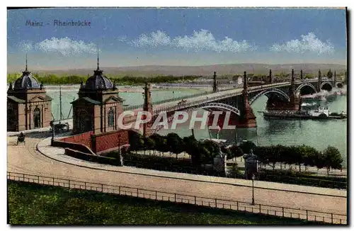 Cartes postales Mainz Rheinbrucke