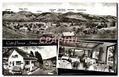 Cartes postales Cafe Pension Schone Aussicht Untermunstertal