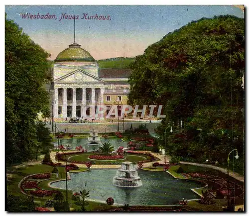 Cartes postales Wiesbaden Neues Kurhaus