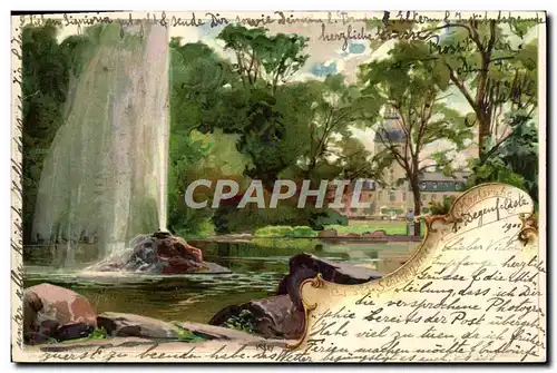 Cartes postales Schlossgarten Karlsruhe