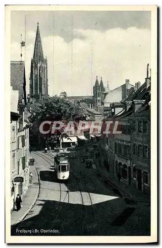 Cartes postales Frieburg I Br Oberlinden Tramway