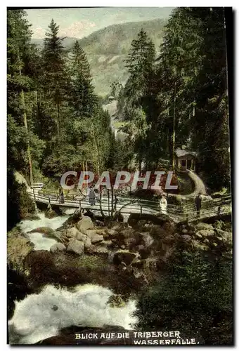 Ansichtskarte AK Blick Auf Die Triberger Wasserfalle