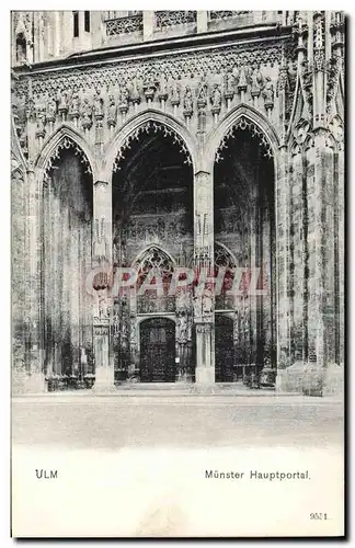 Cartes postales Ulm Munster Hauptportal