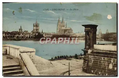 Cartes postales Cologne Le Rhin