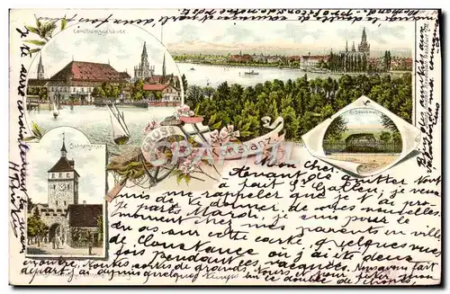 Cartes postales Konstanz Carte 1897
