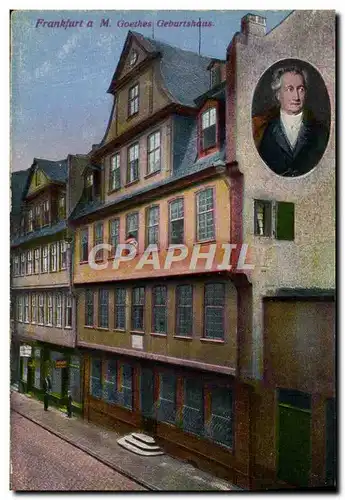 Cartes postales Frankfurt A M goethes Geburtshaus