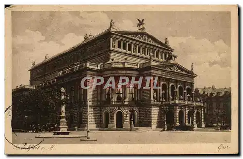 Cartes postales Frankfurt A M Oper