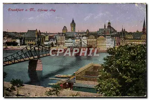 Cartes postales Frankfurt A M Eiserner Steg
