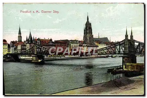Cartes postales Frankfurt A M Eiserner Steg