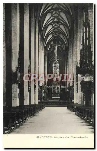 Ansichtskarte AK Munchen Inneres Der Frauenkirche