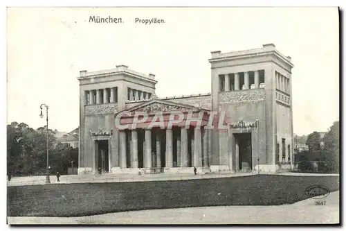 Cartes postales Munchen Propylaen