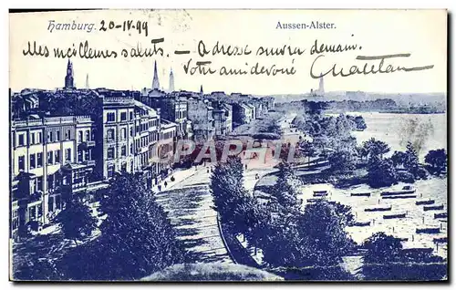Cartes postales Hamburg Aussen Alster
