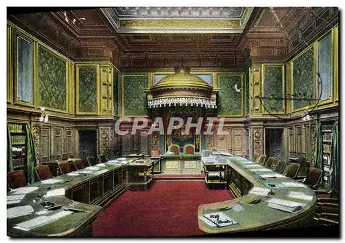 Cartes postales Hamburg Inneres Des Rathauses Senatssaal