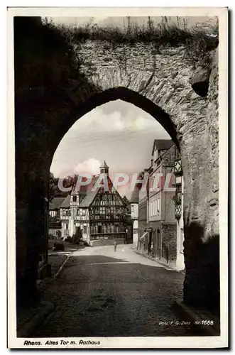 Cartes postales Rhens Altes Tor M Rothaus