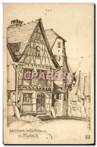 Cartes postales Schillers Geburtshaus In Marbach