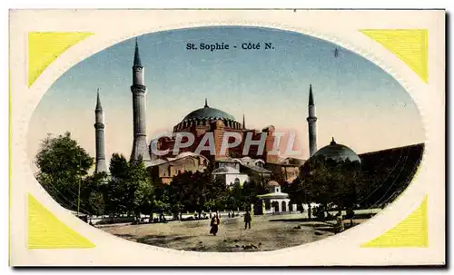 Ansichtskarte AK St Sophie Cote N Constantinople Turquie