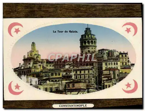 Cartes postales La Tour De Galata Constantinople Turquie