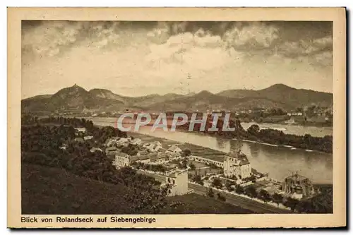 Cartes postales Blick Von Roladdseck Auf Siebengebirge