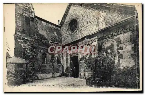 Ansichtskarte AK Paris Facade De l&#39Eglise Saint Julien Le Pauvre