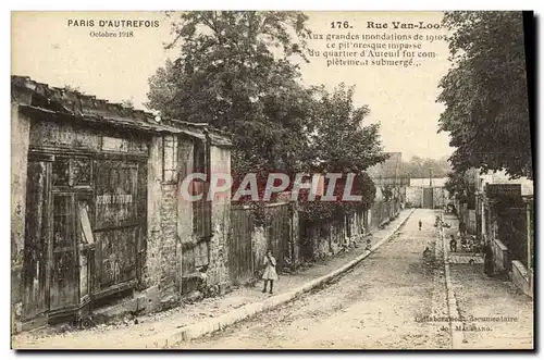 Cartes postales Paris D&#39Autrefois Rue Van Loo