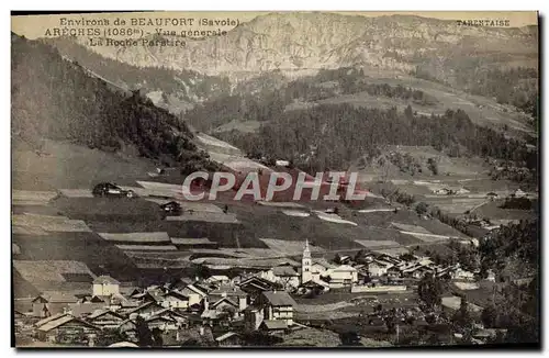 Ansichtskarte AK Environs de Beaufort Areches Vue Generale La roche Parstire