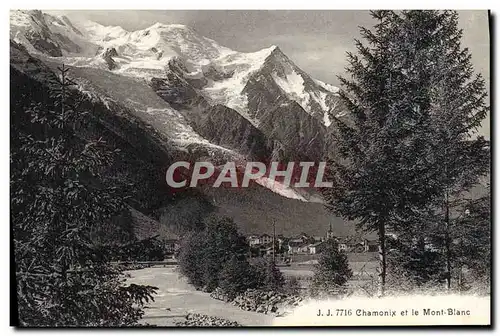 Cartes postales Chamonix et le Mont Blanc