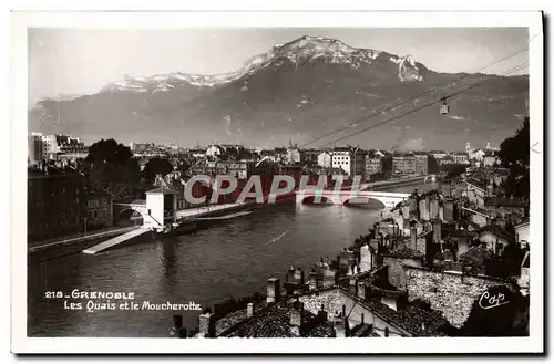 Ansichtskarte AK Grenoble Les Quais et le Moucherotte