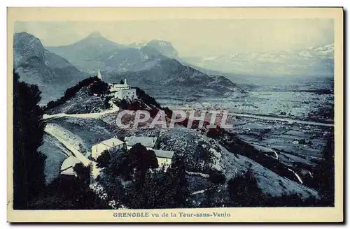 Ansichtskarte AK Grenoble Vu de la Tour Sans Venin