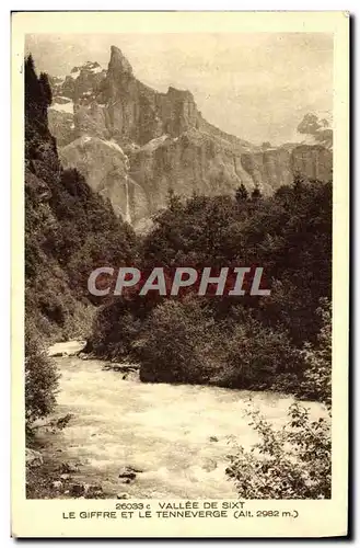 Cartes postales Vallee de Sixt Le giffre et le Tenneverge