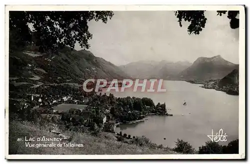 Cartes postales Lac D&#39Annecy Vue Generale de Talloires