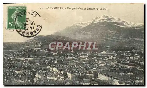 Cartes postales Chambrey Vue generale et le Nivolet