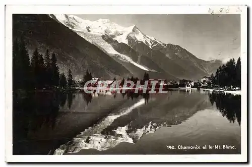 Cartes postales moderne Chamonix et le Mt Blanc