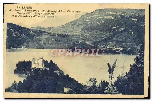 Ansichtskarte AK Lac d&#39Annecy Talloires et le Parmelan