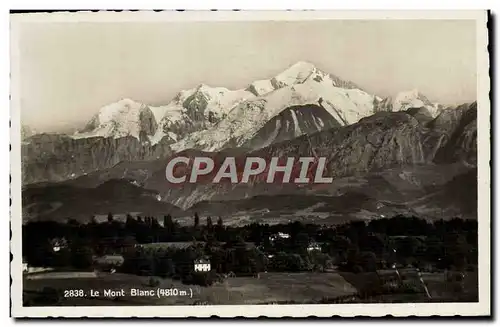 Cartes postales Le Mont Blanc