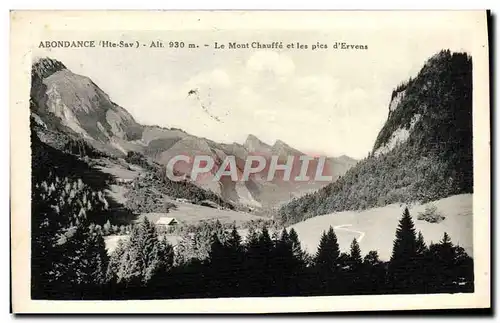 Cartes postales Abondance Le Mont Chauffe et les pics d&#39Ervens