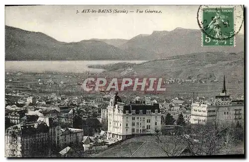 Cartes postales Aix les Bains Vue Generale