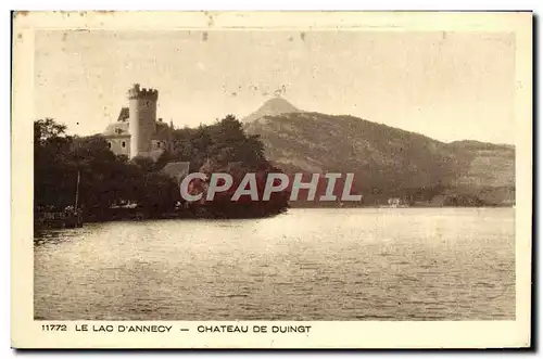 Cartes postales Le Lac D&#39Annecy Chateau De Duingt