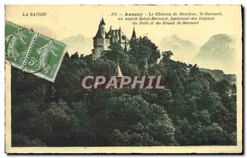 Cartes postales Annecy Le Chateau de Menthon St Bernard