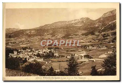 Cartes postales Villard de Lans Vue Generale