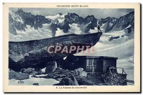 Ansichtskarte AK Chamonix Mont Blanc La cabane du couvercle
