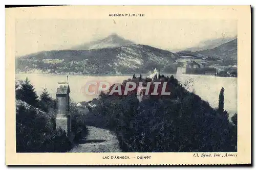 Cartes postales lac d&#39Annecy Duingt