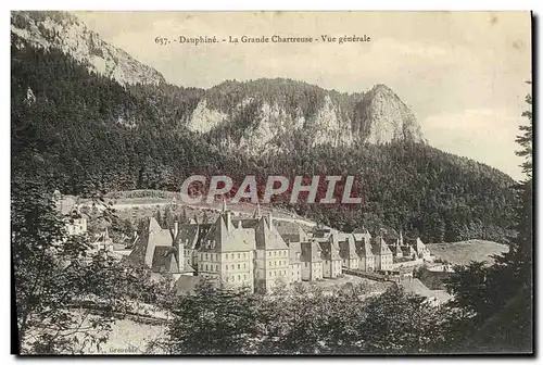 Cartes postales Dauphine La Grande Charteuse Vue Generale