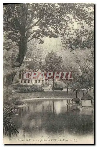 Cartes postales Grenoble Le Jardin de l&#39Hotel de Lille