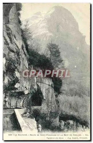 Cartes postales Route de Saint Paincrasse et la dent de Crolles