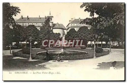 Cartes postales Grenoble la Place Victor Hugo