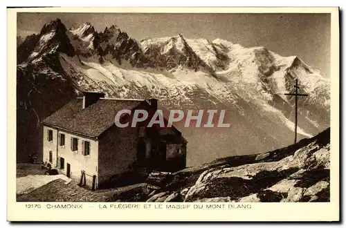 Cartes postales Chamonix La Flegere Et Le Massif Du Mont Blanc