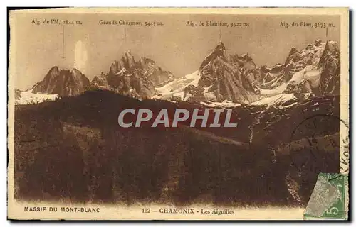 Cartes postales Chamonix Les Aiguilles