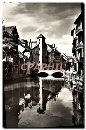 Moderne Karte Annecy Vieux Quartiers Le Canal du Thiou Pont Morens